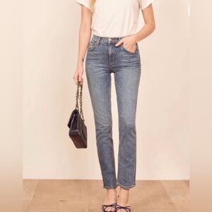 Liza High Rise Straight  Jeans